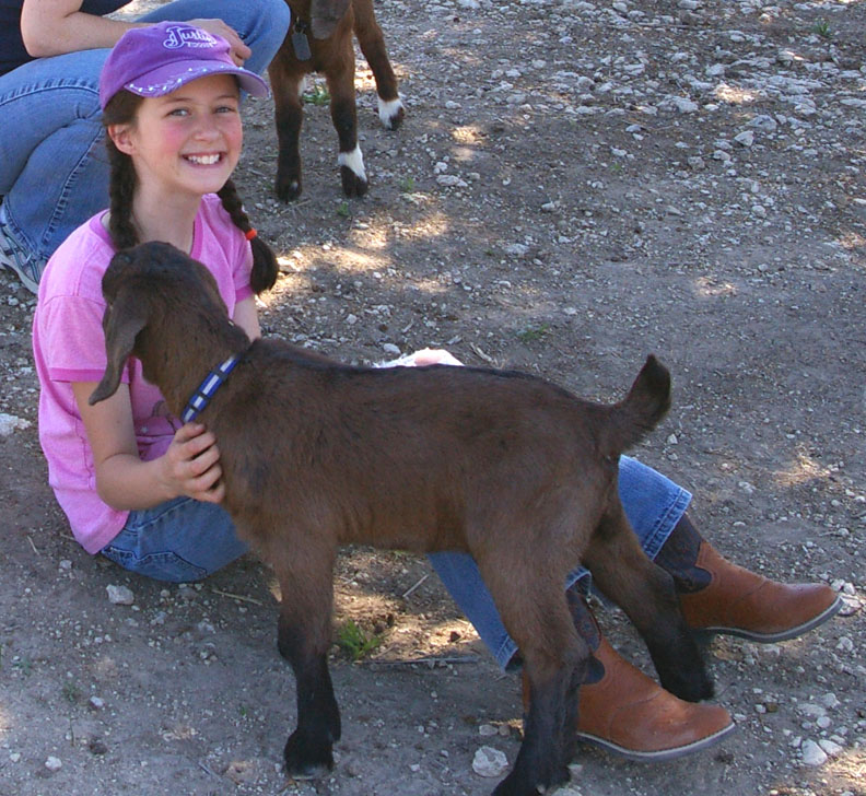 Our best farmhand who is also our oldest granddaughter.